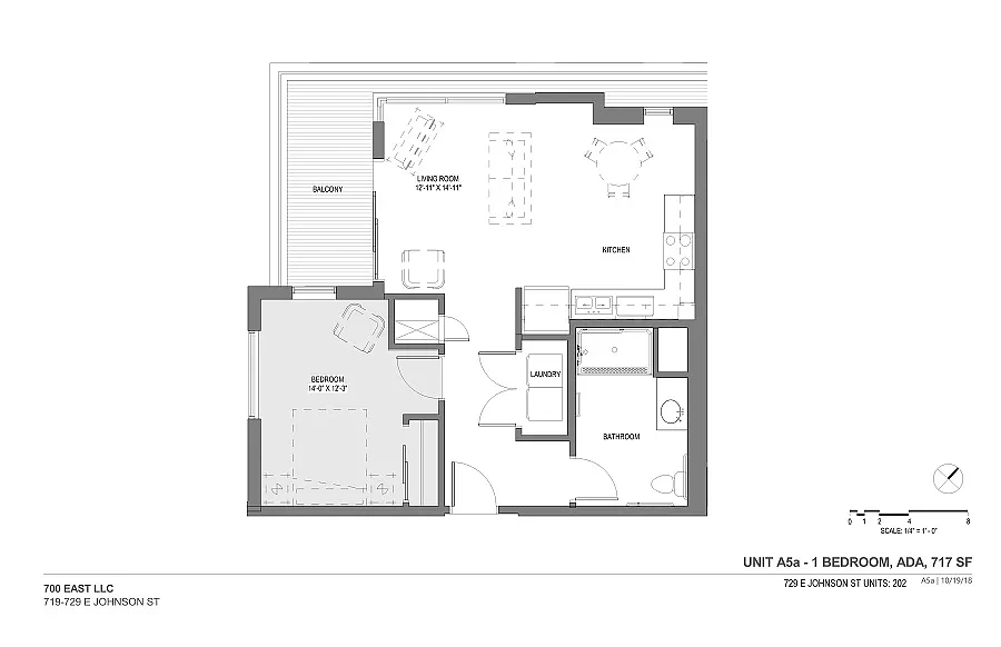 700 East Apartments – Floor plan