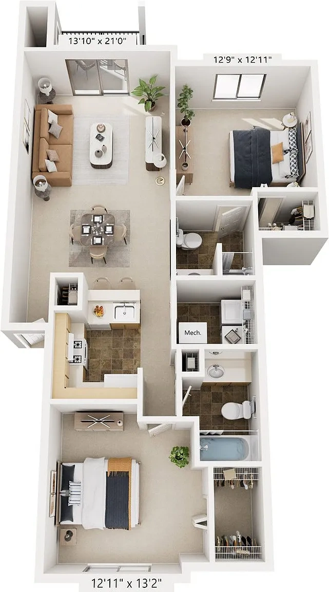Orchard Lakes Apartments – Two Bedroom