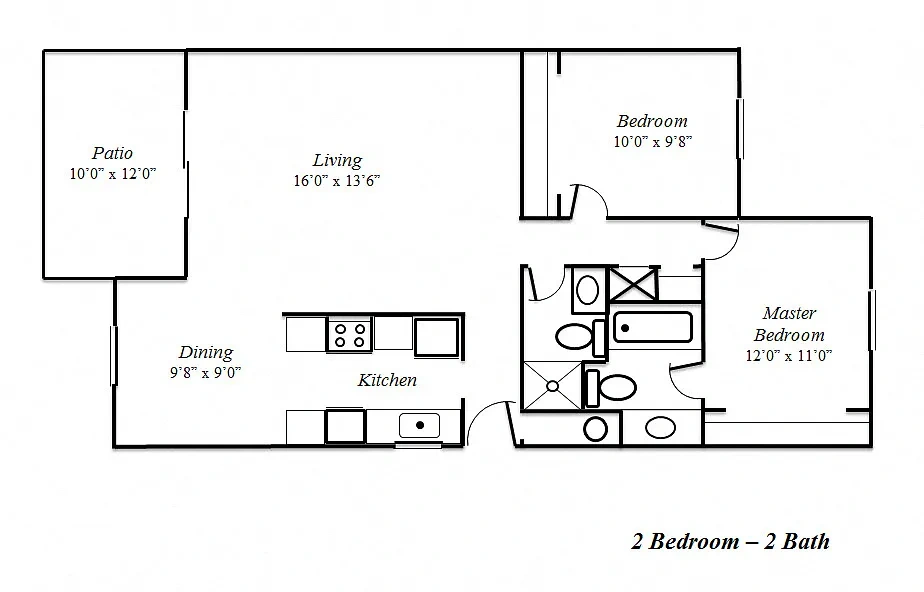 Sedona Apartment Homes – Floor plan