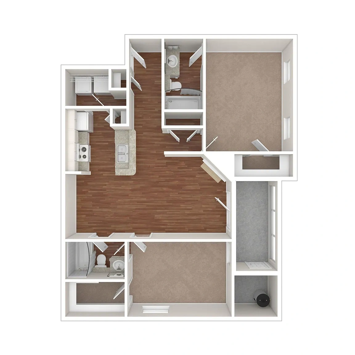 Tamarack on the Lake Apartments – Floor plan