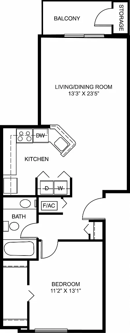 Hunters Pond Apartment Homes – Floor plan