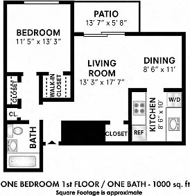 Mt. Arlington Gardens Apartment Homes – Floor plan