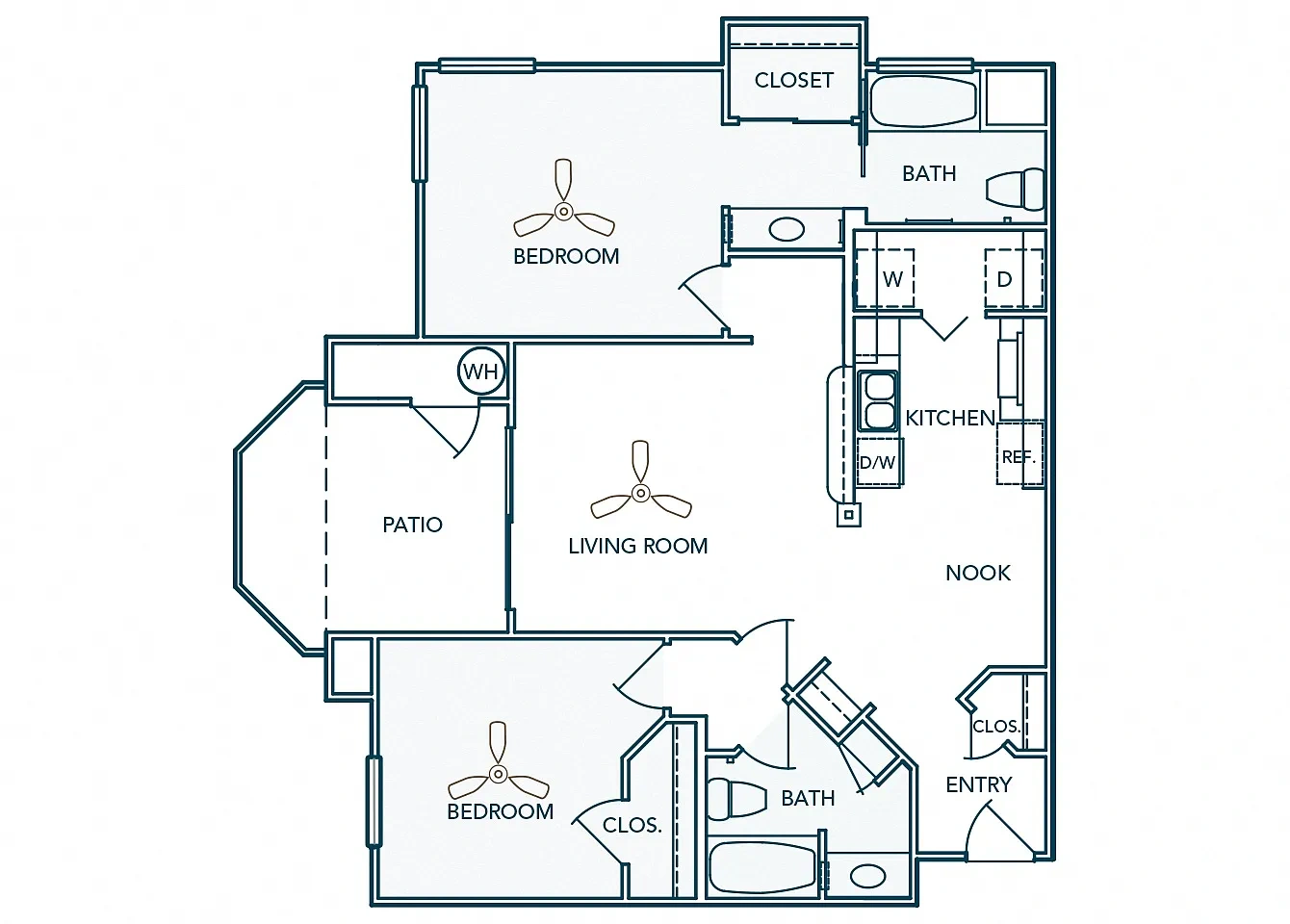 Barton Vineyard Apartments – Floor plan