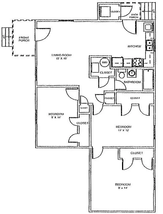 Lakeside Villas Apartments – Floor plan