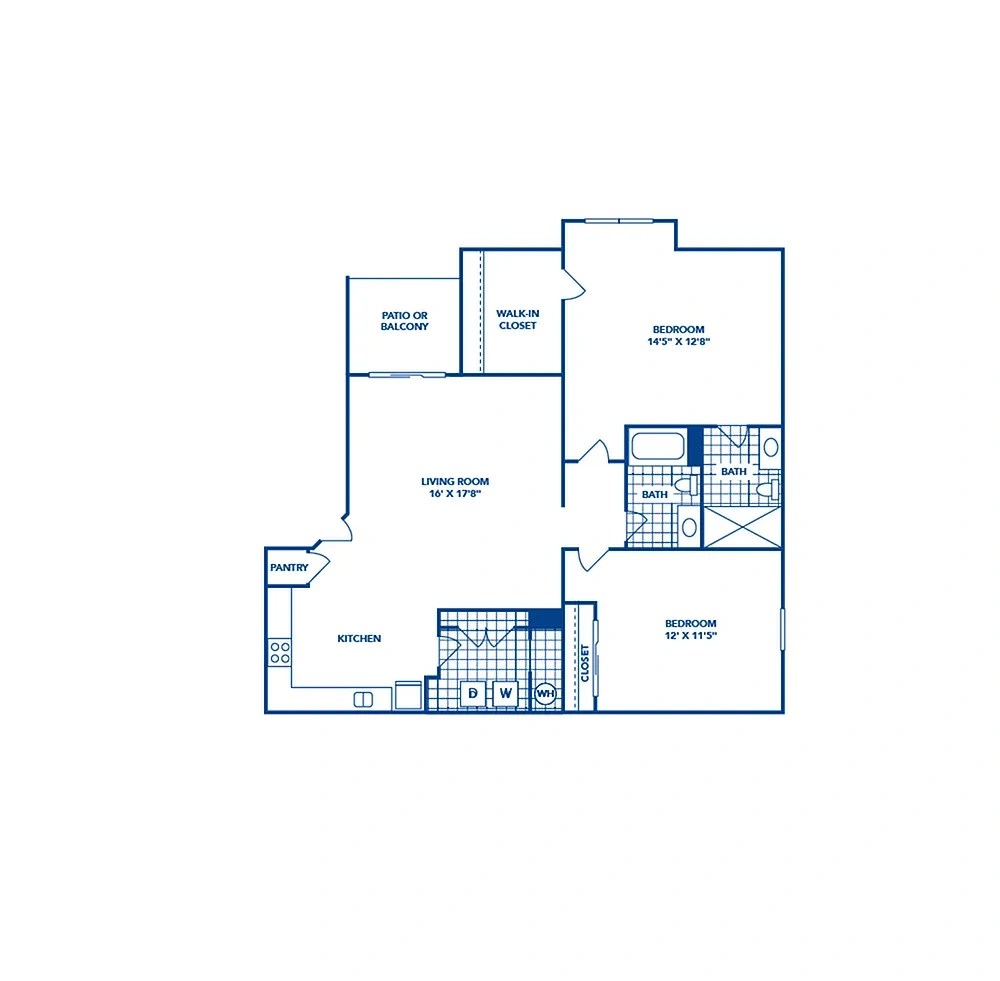Hilliard Summit Apartments – Floor plan
