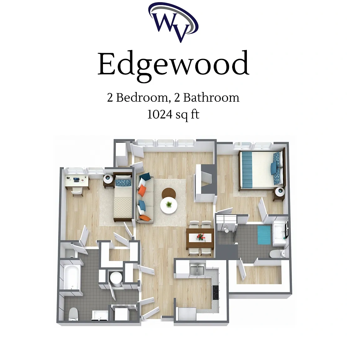 Westville Village Apartments – Floor plan