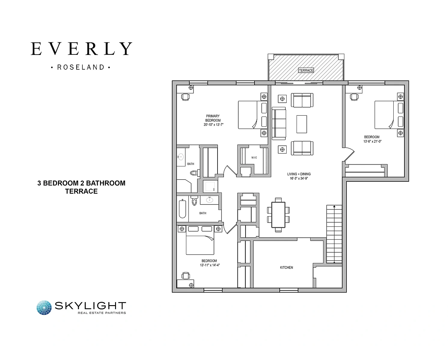 Everly Roseland – Floor plan