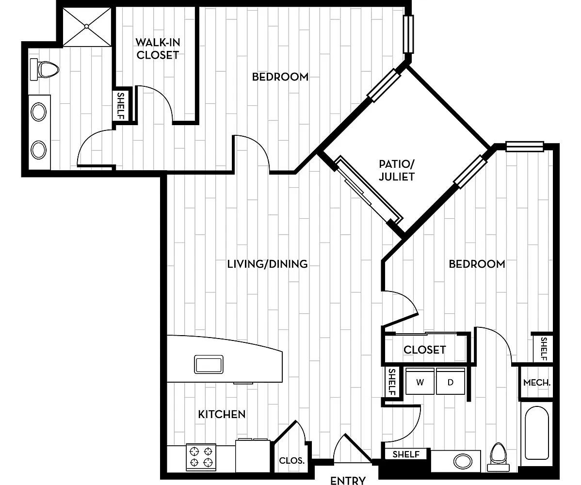 The Battery on Blake Street – Floor plan
