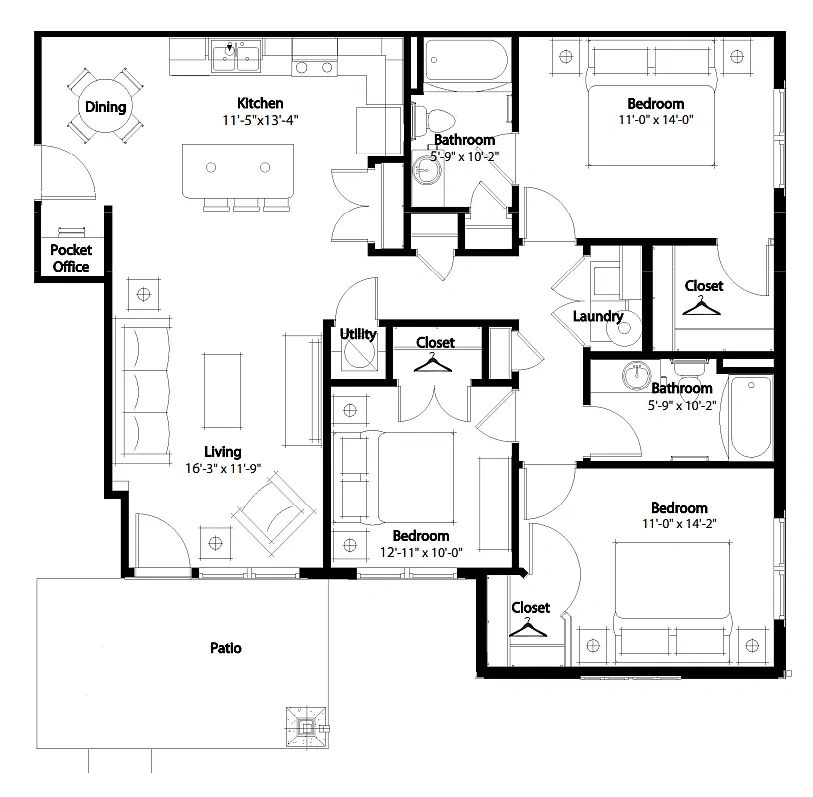 Springs at Mundelein – Floor plan