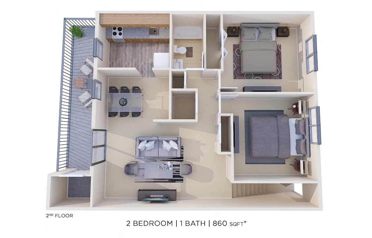 Mapleton Square Apartment Homes – Floor plan