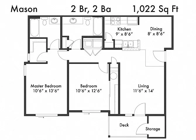 Axis Apartments – Floor plan