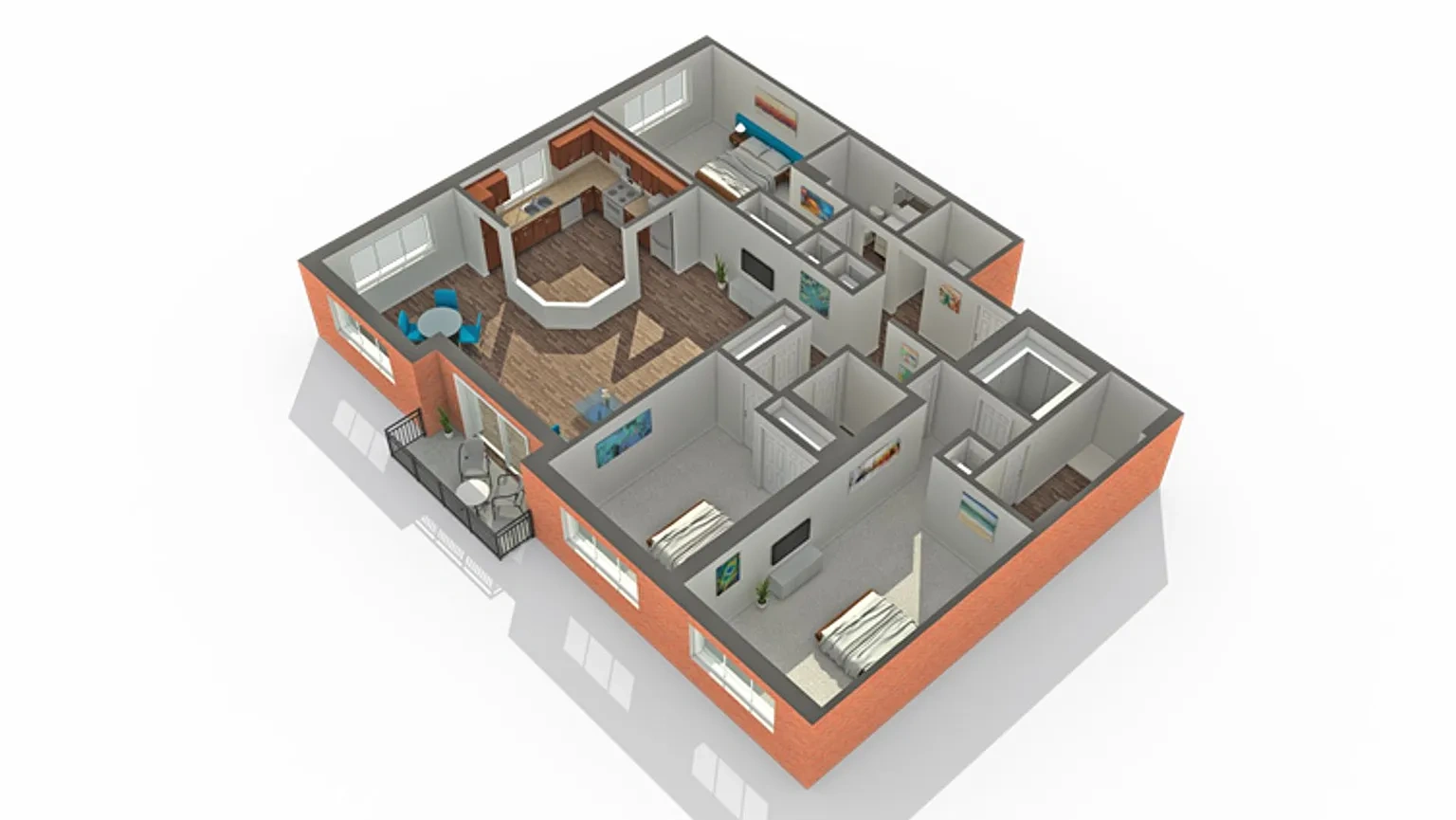 The Landing at Town Center – Floor plan