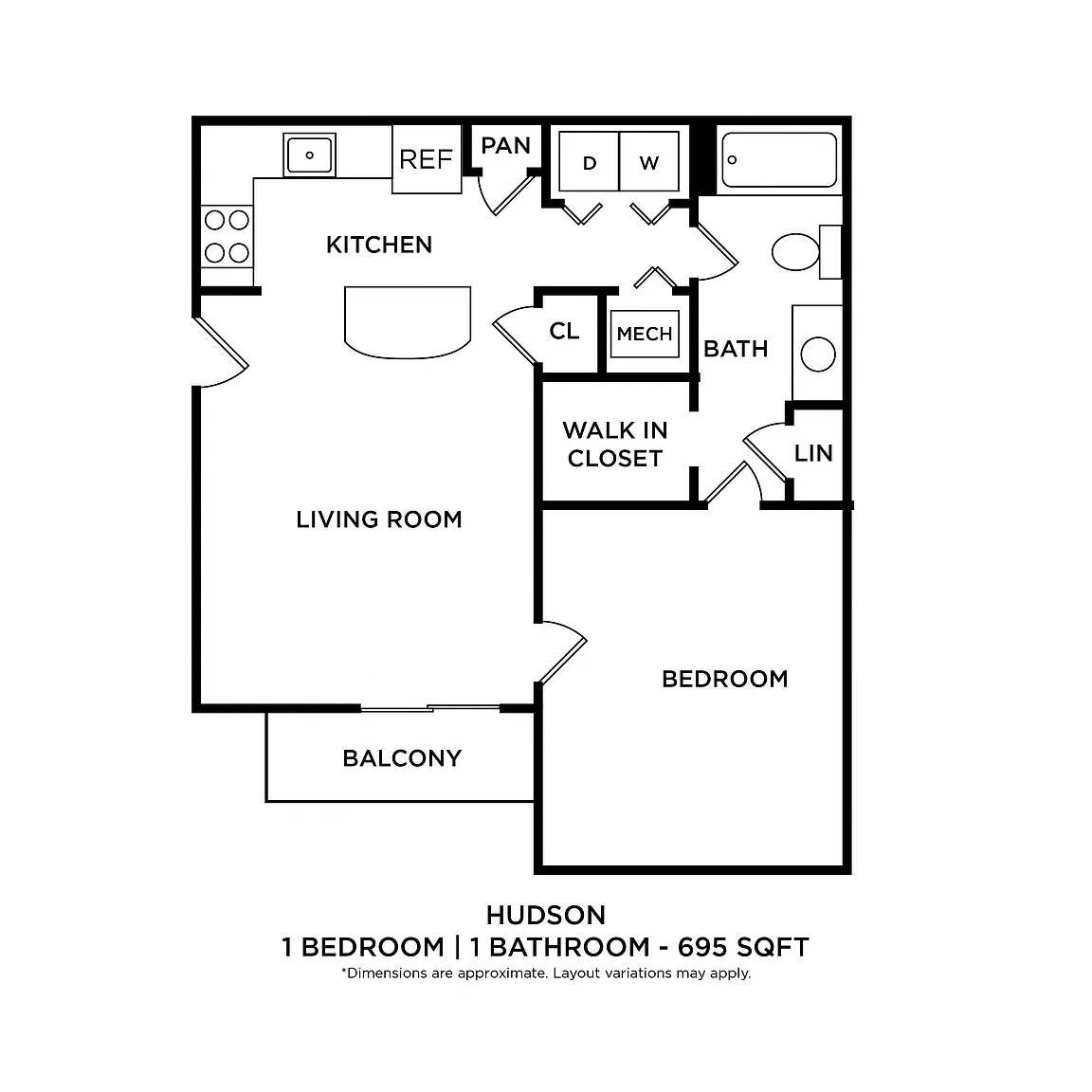 Palmer House Apartment Homes – Floor plan