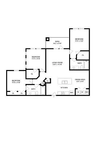 Charleston on 66th – Floor plan