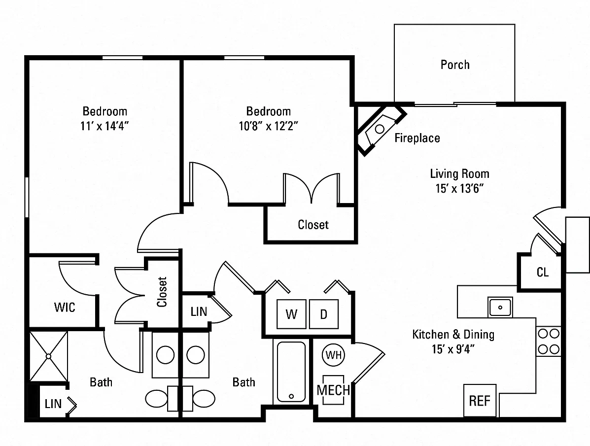 Reserve at Southpointe Apartment Homes – Floor plan