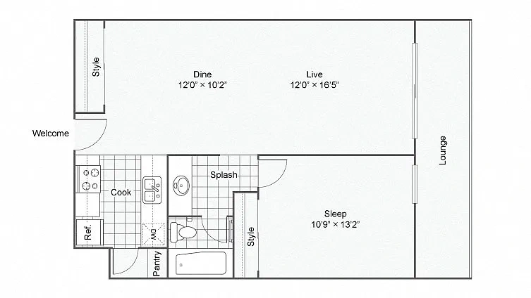 The Croft Apartments – Floor plan