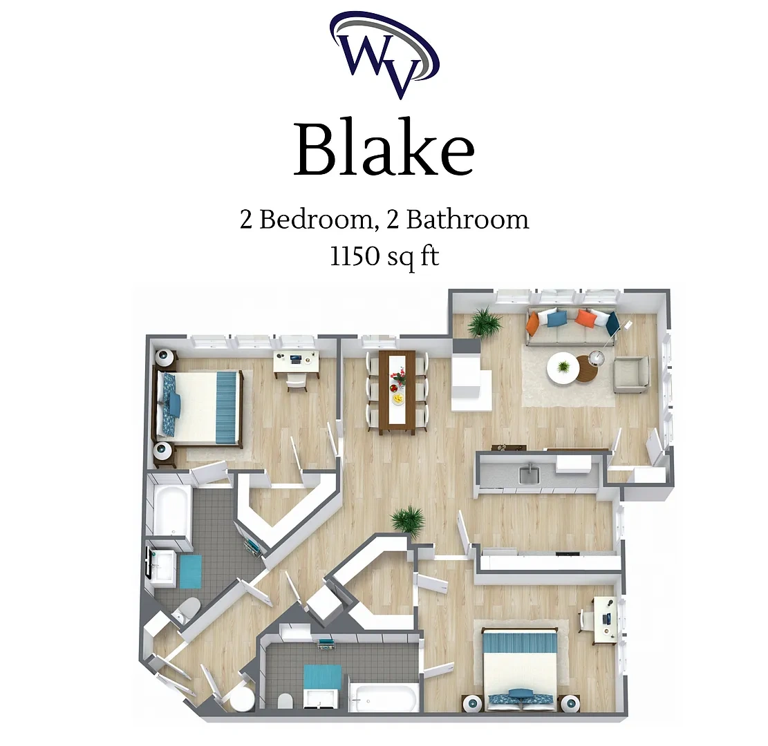 Westville Village Apartments – Floor plan
