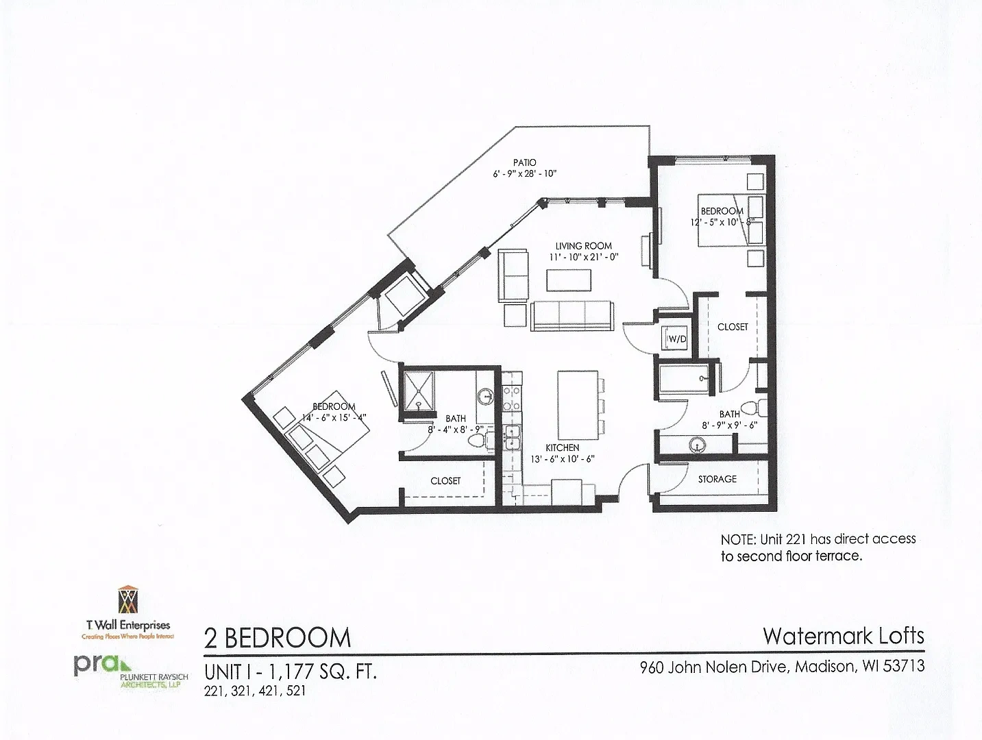 Watermark Lofts – Floor plan