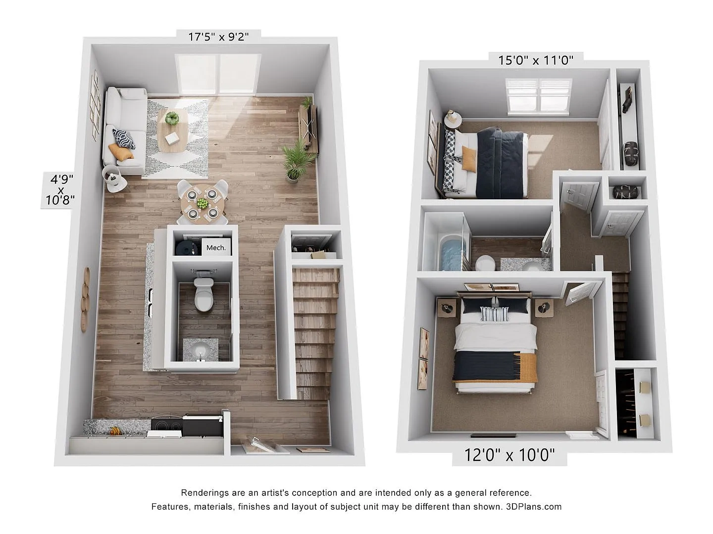 Kingswood Court Apartments and Townhomes – Floor plan