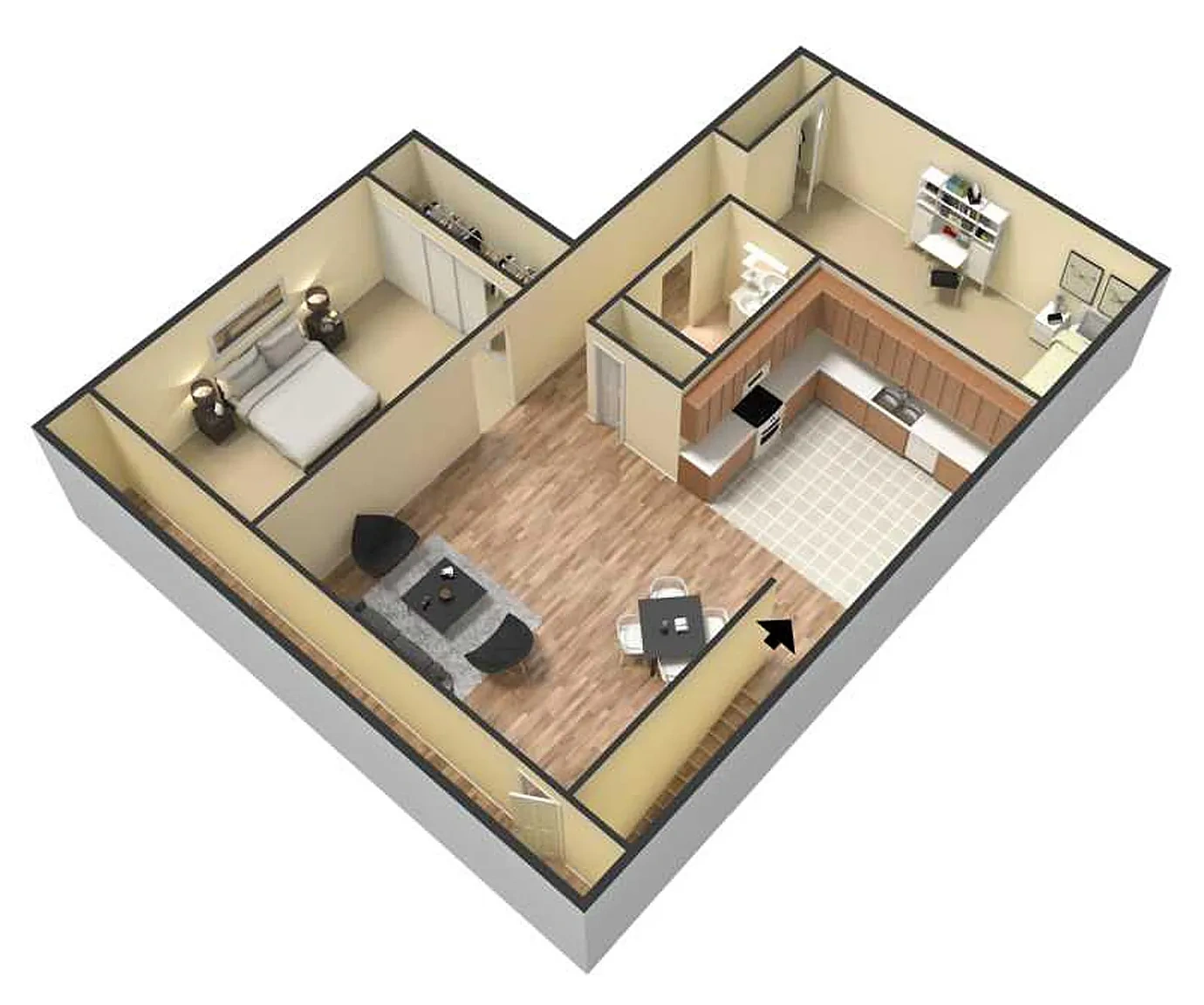Deer Valley Apartments – Floor plan