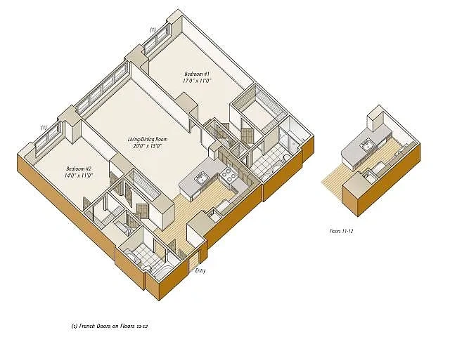 The Esquire on Fifth – Floor plan