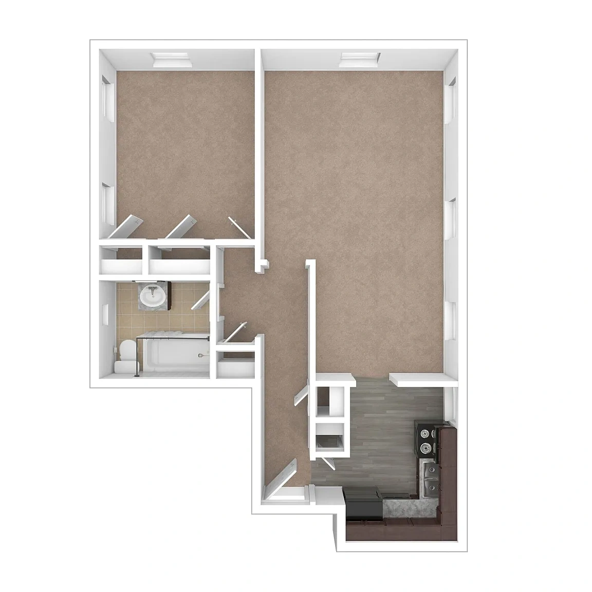 Caral Gardens Apartments and Townhomes – Floor plan