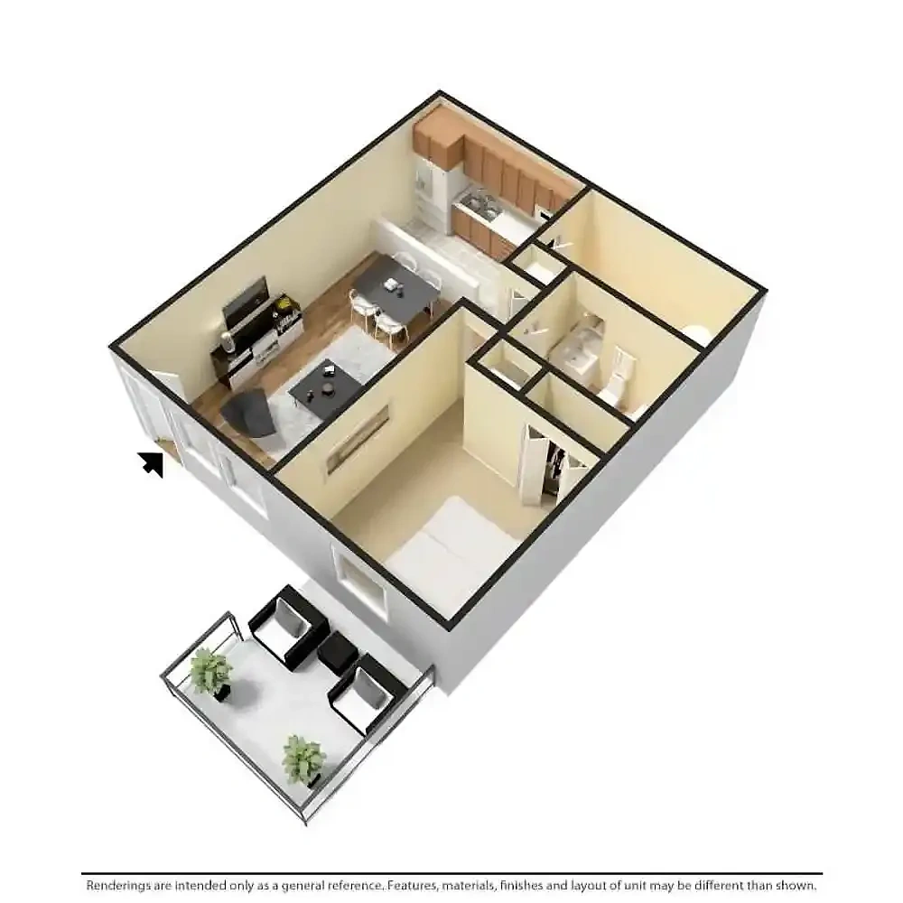 Rowanoake Apartments – Floor plan