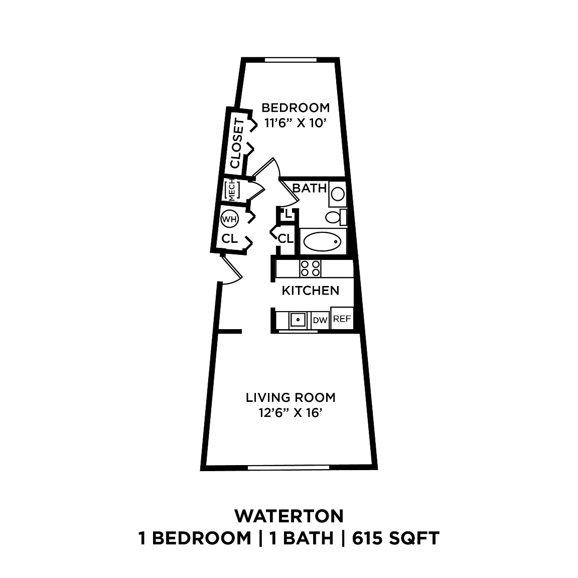 1 Bedroom Apartments in Downtown Jeffersonville – photo 3