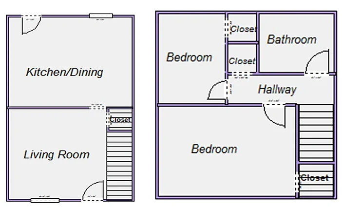 Calvertowne Townhouses – Floor plan