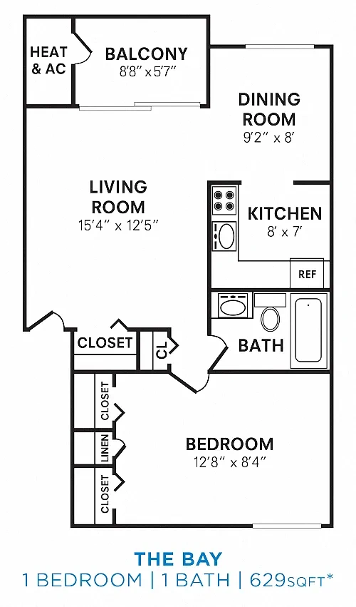 Charlesmont Apartment Homes – Floor plan
