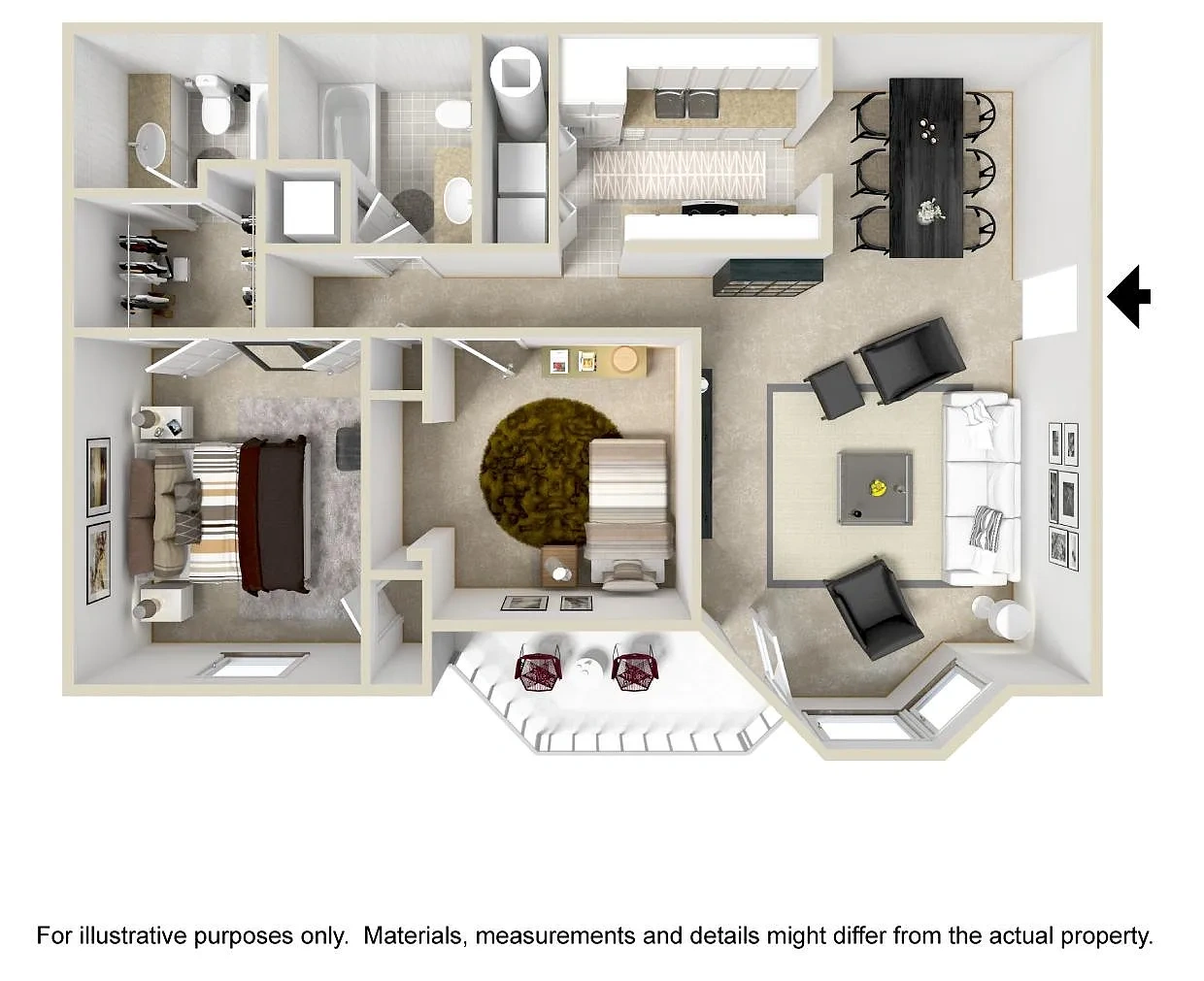 The Saxony – Floor plan