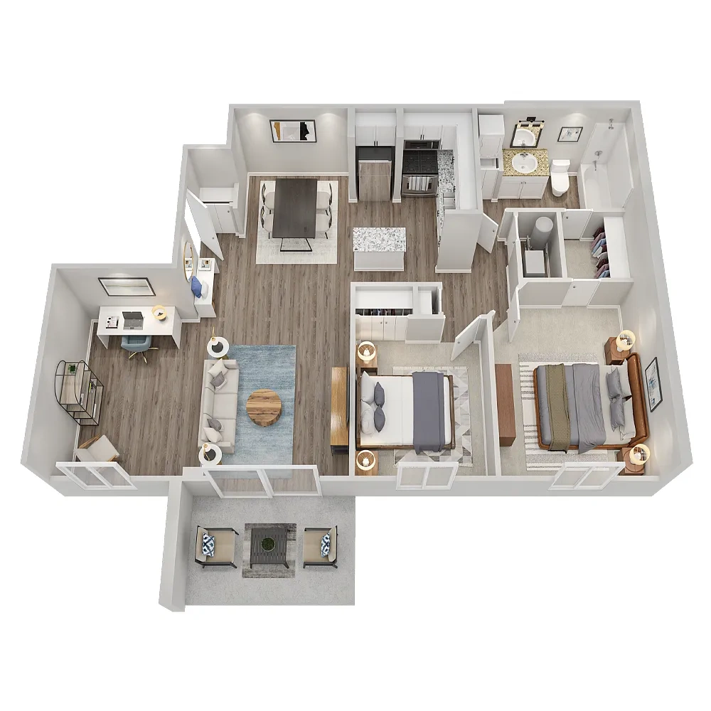 Brook Run – Floor plan