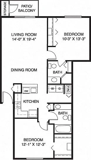South Bridge Apartments – Floor plan
