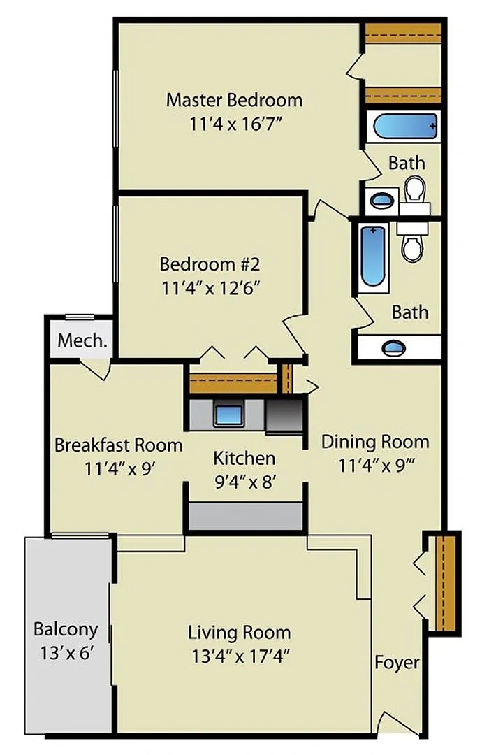 Strathmore House Apartments – Floor plan
