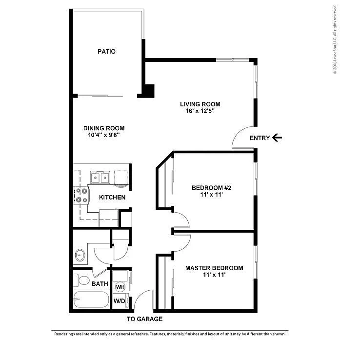 Ardenwood Forest Rental Condos – Floor plan