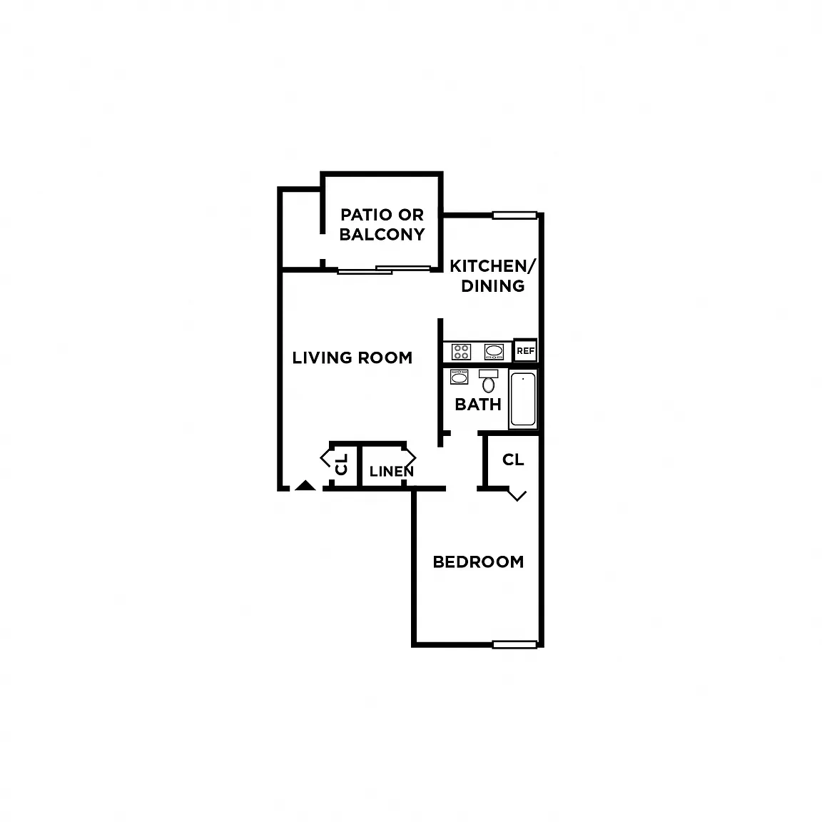 Seneca Bay Apartment Homes – Floor plan
