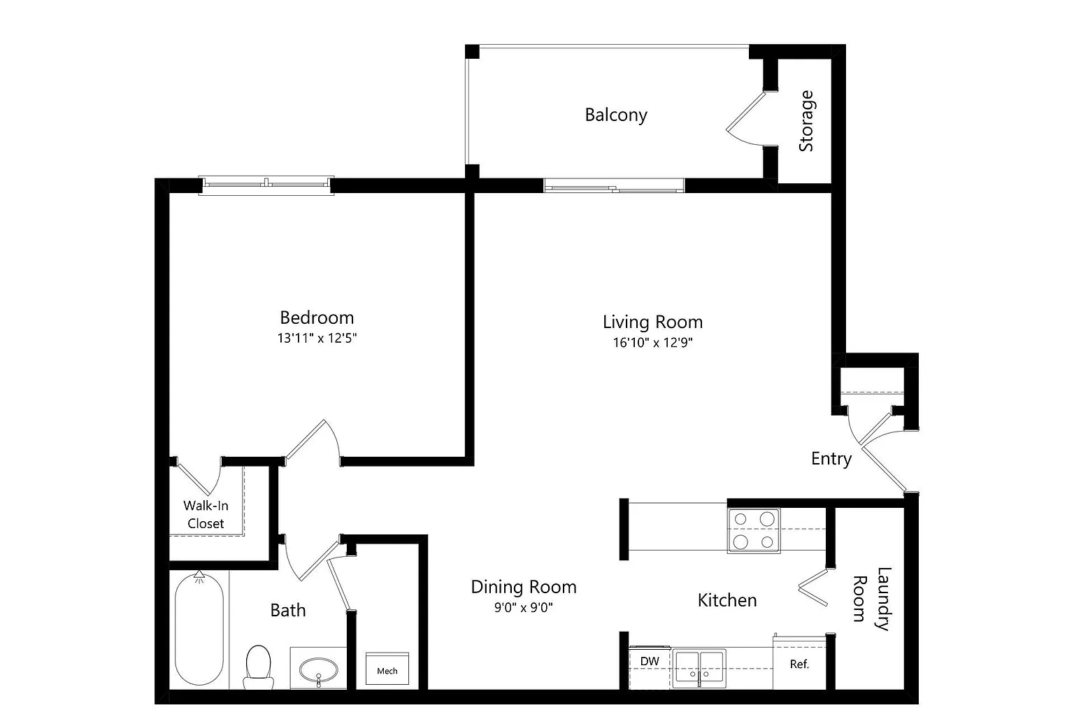 Wesley Trevento Apartments at Lithia Springs – Floor plan