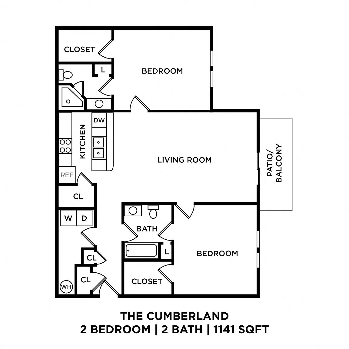 Blankenbaker Crossings Apartment Homes – Floor plan
