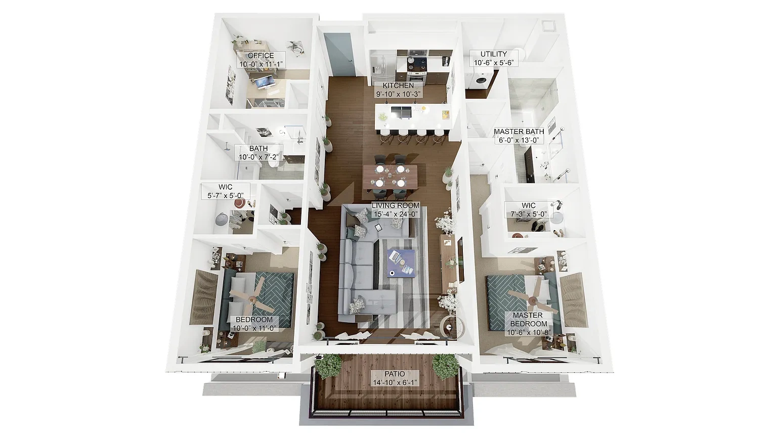 La Collina Living in Little Italy Cleveland – 2 Bedroom 2 Bathroom