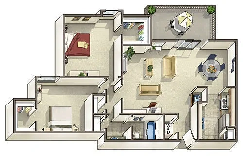 Duet Apartments – Floor plan