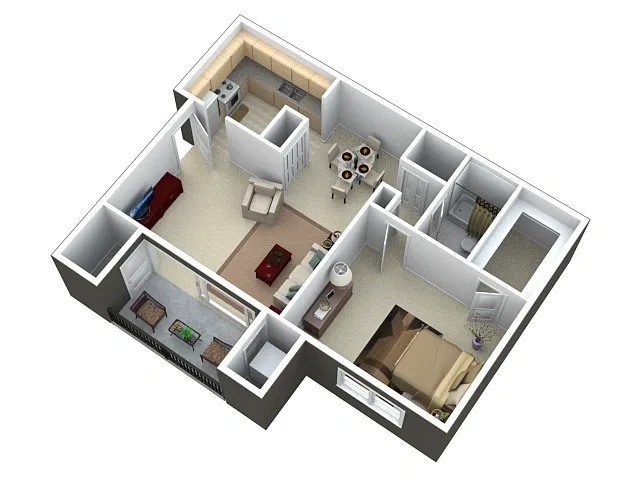 Wynnewood Park Apartments – Floor plan