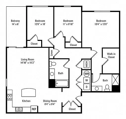 The Kane Apartment Homes – Floor plan