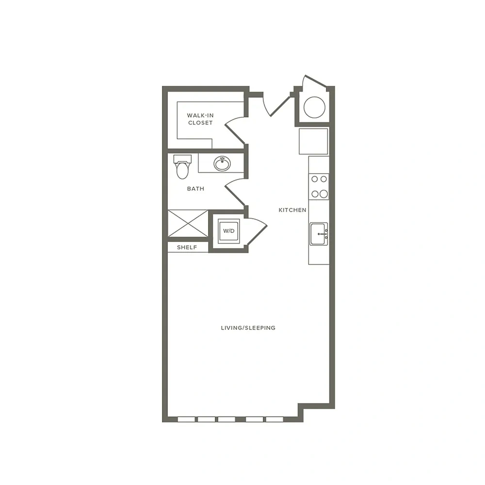 Modera River North – Floor plan