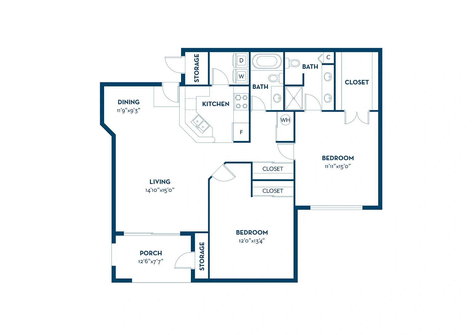 Bennington Pond Apartments – Floor plan