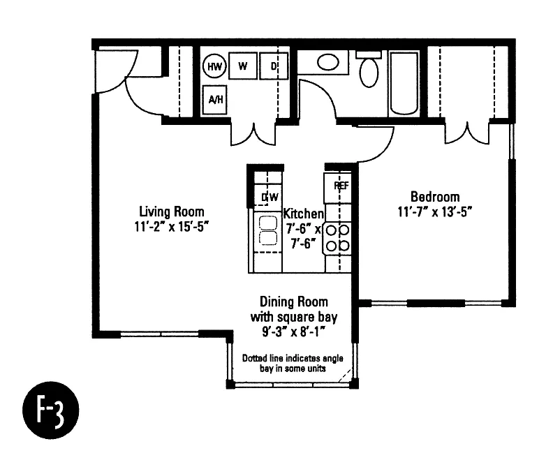 Crawford Square Apartments – Floor plan