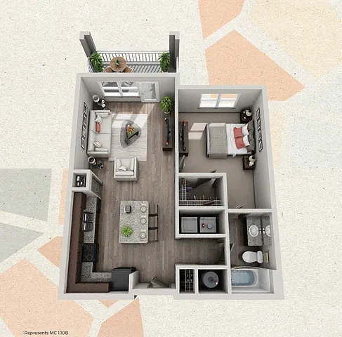 Mosaic at Levis Commons – Floor plan
