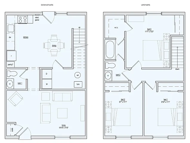 Spanish Lake Townhomes – Floor plan