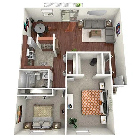 Lansing West Apartments – Floor plan