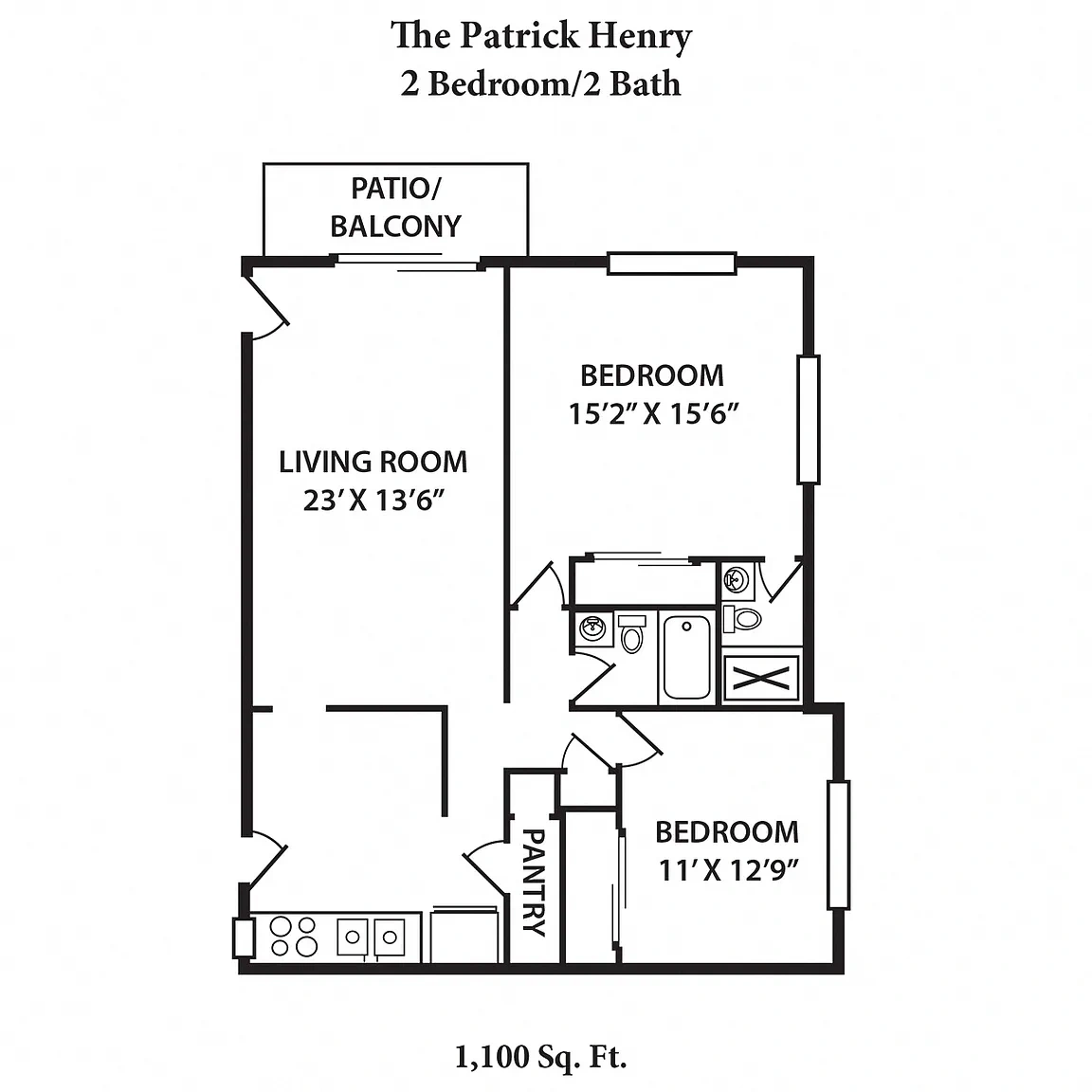 Revere Village Apartments – Floor plan