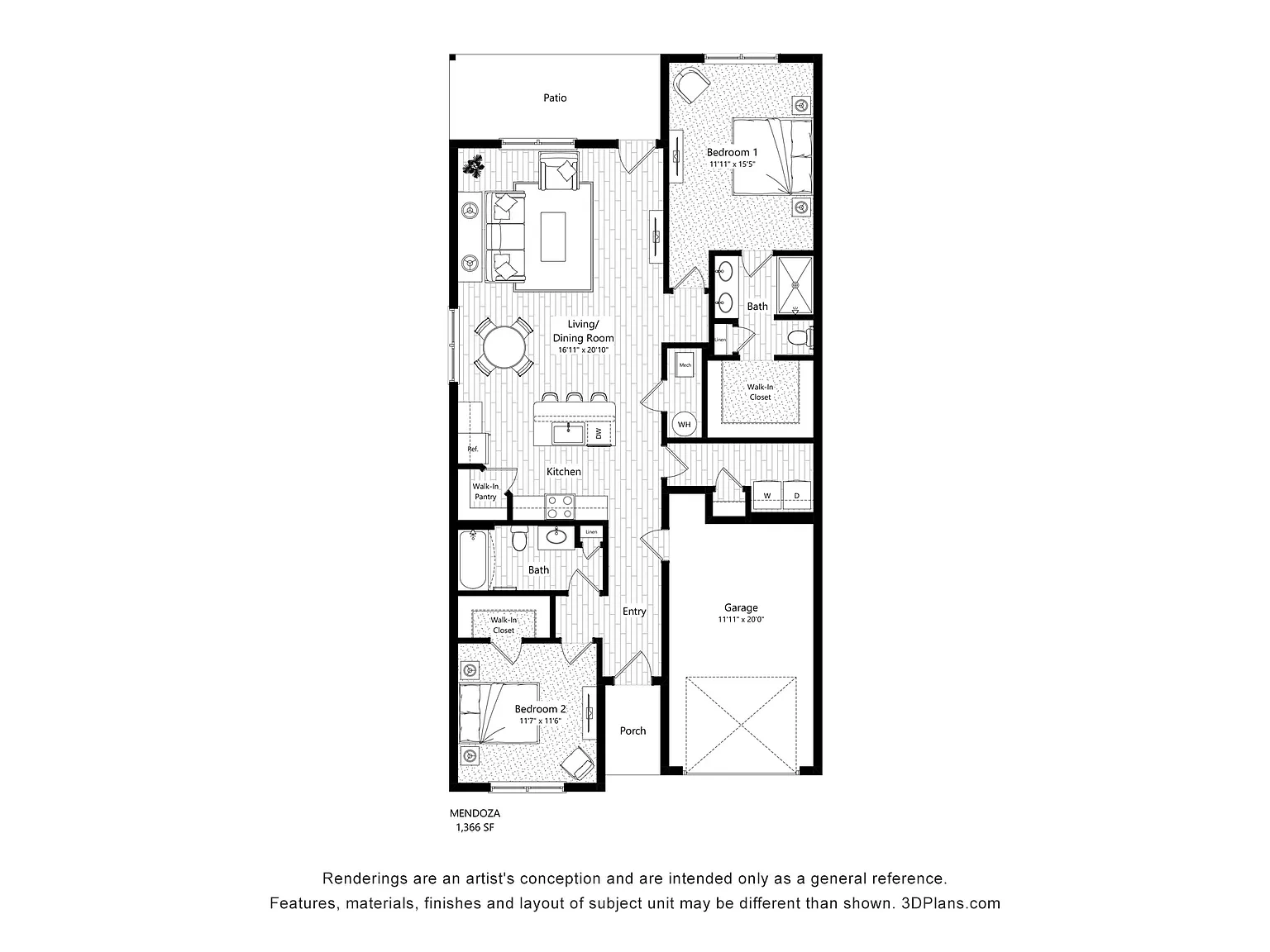 Hillside Farms at Stonehill Village – Floor plan